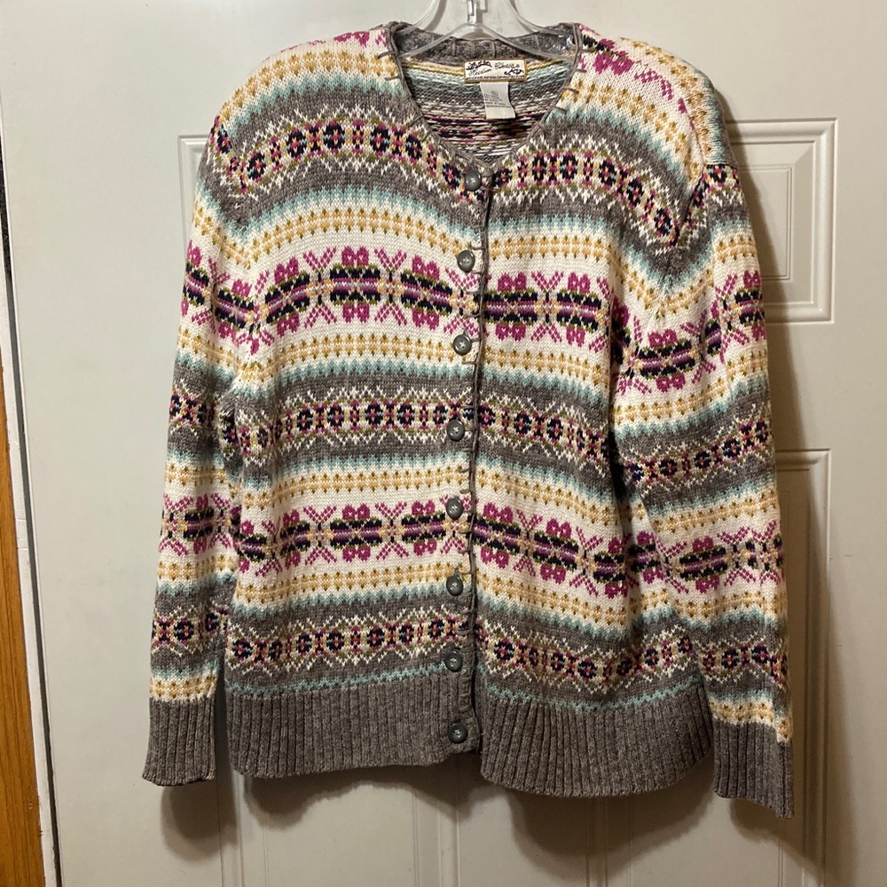 Vintage‎ Women's Multicolor Patterned Sweater XL